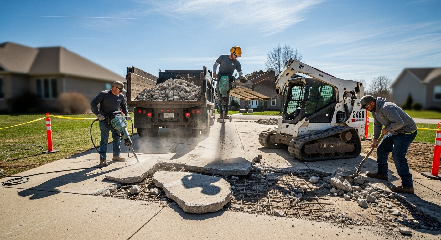 Concrete Demolition & Removal projects in Marion, OH
