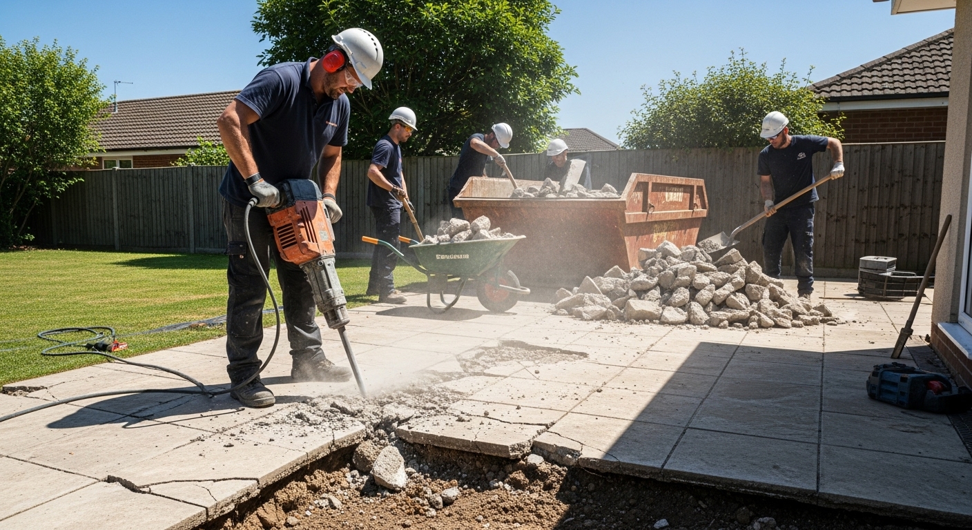 Concrete work example